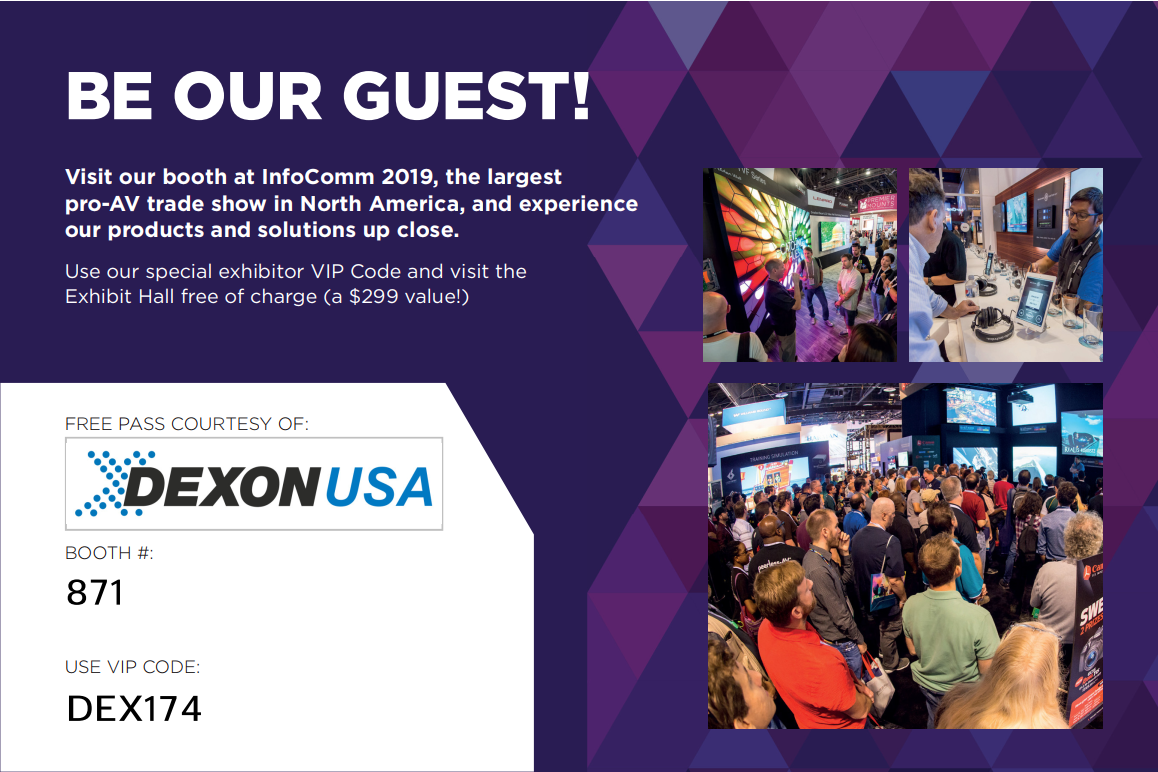 InfoComm 2019 Free Pass 2